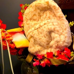 Leopard mini backpack & rainbow phone holder